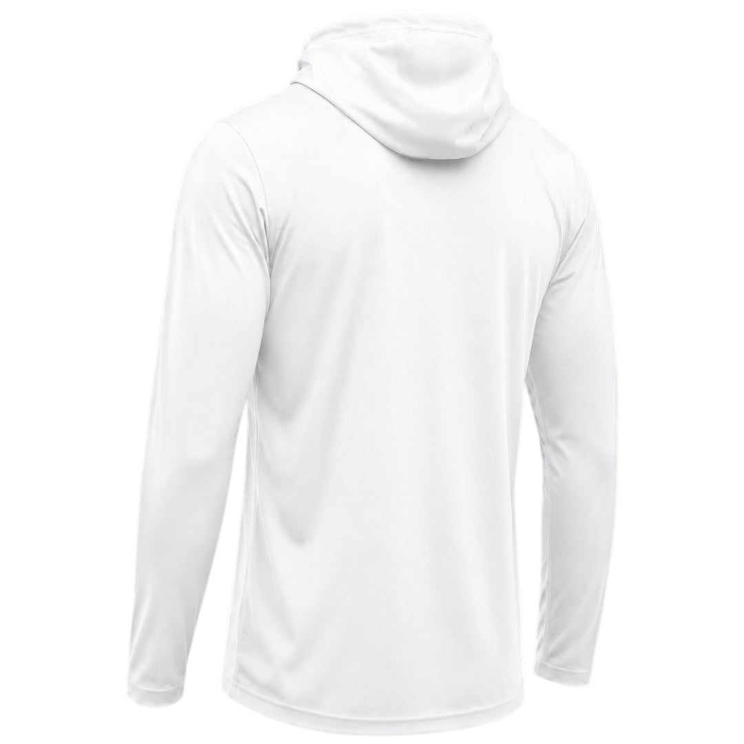Playera Manga Larga con Capucha Blanca
